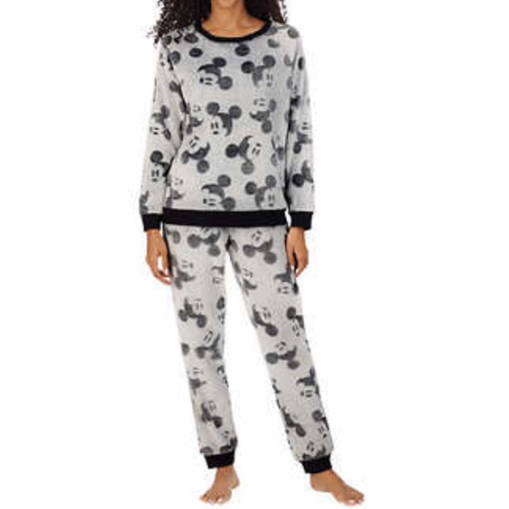 New Disney 2 Pc Mickey Mouse Jogger Lounge Set